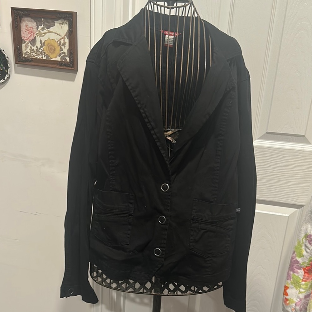 UNIONBAY Black Blazer Tailored Suit Jacket
